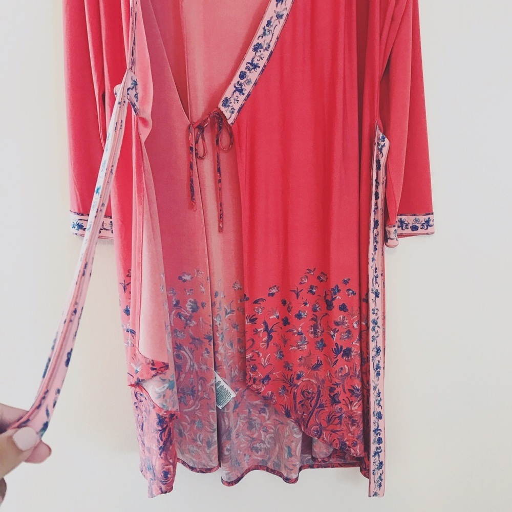 BCBG Floral Wrap Dress - Picture 4 of 4